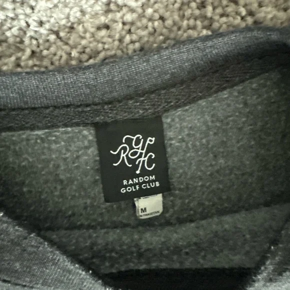 Random Golf Club Skeleton Golfer Crewneck Sweatshirt - Picture 3 of 3